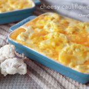 Baked cheesy cauliflower casserole recipe