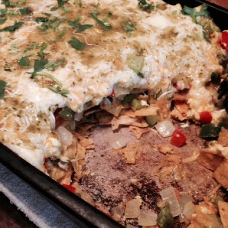 Chilaquiles - breakfast nachos