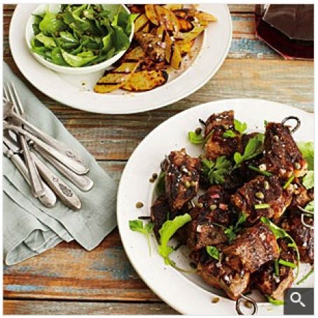 Steak and Fingerling Potato Kabobs