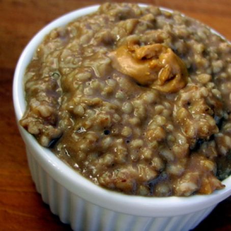 Chocolate and Peanut Butter Oatmeal