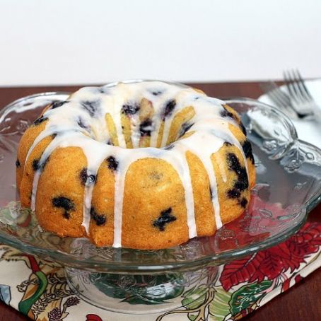 Blueberry Lime Pound Cake