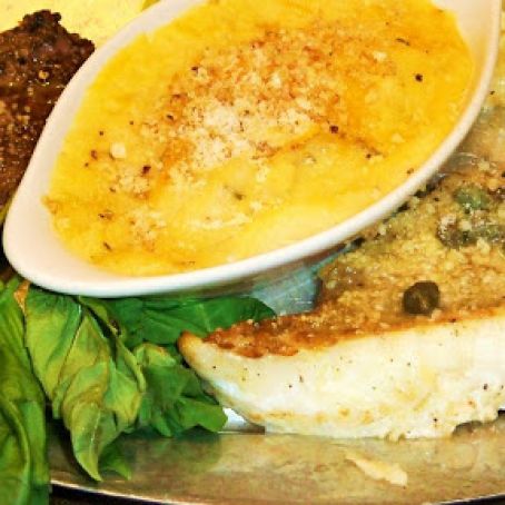 Garlic Butter Orange Roughy