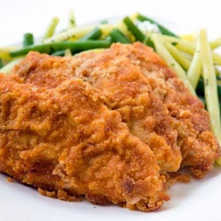 Cornmeal-Crusted Oven Fried Chicken