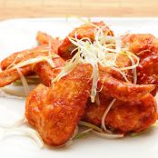Korean Fried Chicken, Sweet and Spicy Chili Sauce