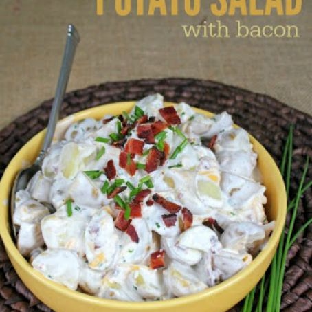 Loaded Potato Salad w/bacon (like a baked potato)