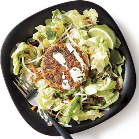 Spicy Thai Tofu Burgers