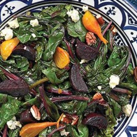 Roasted Beet Salad with Blue Cheese