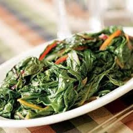 Sautéed Swiss Chard with Almonds