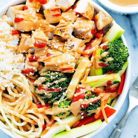 Bali Island Chicken Rice Bowls