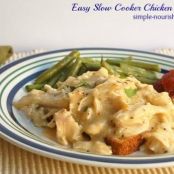 Easy Slow Cooker Chicken and Gravy - WW = 6 PointsPlus