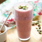 Raspberry Rosewater Smoothie