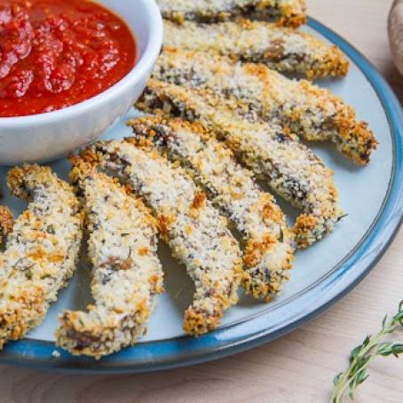 Crispy Baked Portobello Mushroom Fries