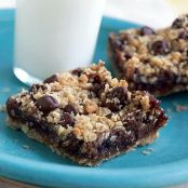Chocolate Raspberry Streusel Squares