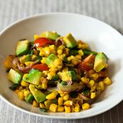 Charred Corn and Avacado Salad