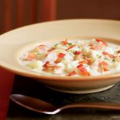 Creamy Seafood Chowder with Bacon