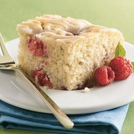 Fresh Raspberry Coffee Cake