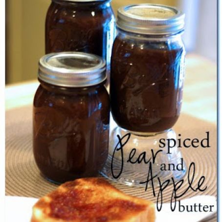 Spiced Pear and Apple Butter