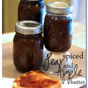 Spiced Pear and Apple Butter