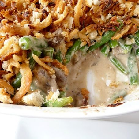 Fresh Green Bean Casserole****