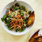 Upside Down Barbecue Chicken Bowl