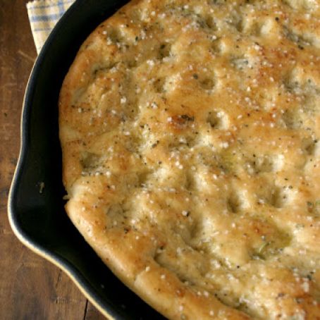 One Hour Skillet Focaccia