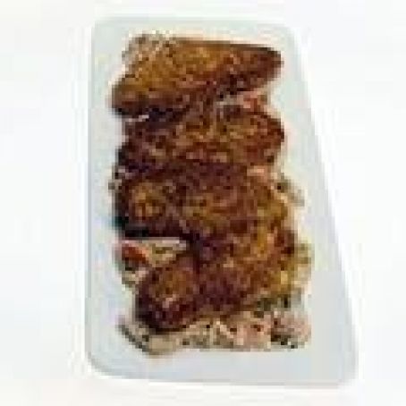 Chicken Milanese with Tomato and Fennel Sauce