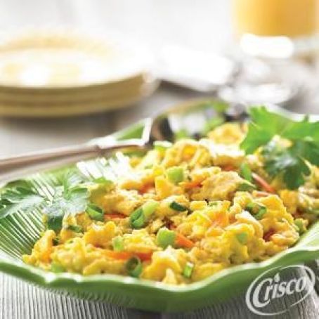 Super-duper veggie scramble