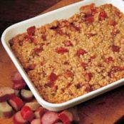 Crumb-Topped Rhubarb Recipe