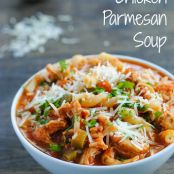 Slow Cooker Chicken Parmesan Soup