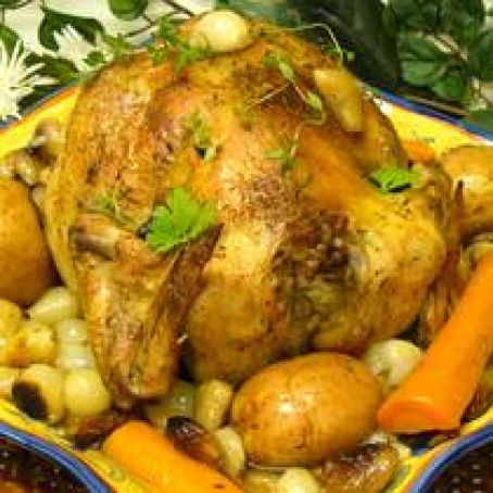 Chicken with Forty Cloves of Garlic (Clay-pot) Recipe