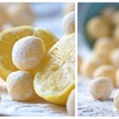 White Chocolate Lemon Truffles