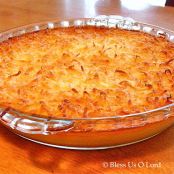 Coconut Pie, Crustless