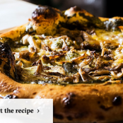 Roast Mushroom Pizza Recipe