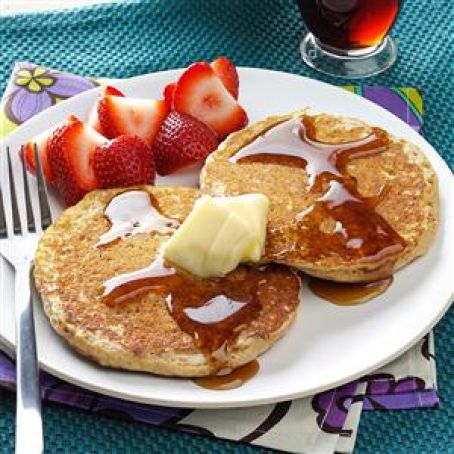 Brown Sugar Oatmeal Pancakes Recipe