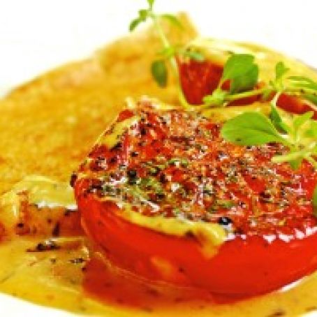 TOMATO*****Laura Calder's Buckwheat Crêpes with Thyme Cream Tomatoes