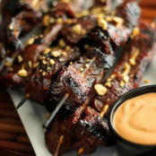 Mongolian Beef Satay