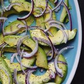 Avocado and Red Onion Salad