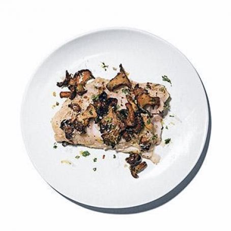 BLACK COD w/CHANTERELLE RAGOUT
