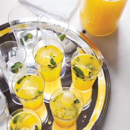 Pineapple-Mint Daiquiris