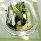 Grilled Leeks Vinaigrette