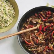 Festive Sherry Pepper Steak