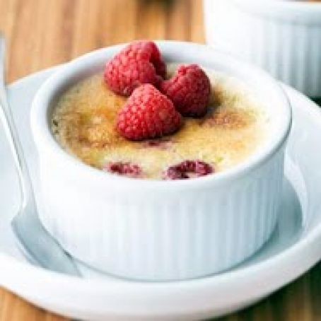 Raspberry Creme Brulee