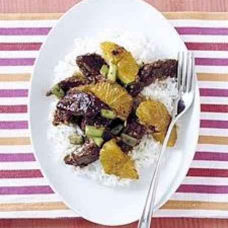 Beef and Orange Stir-Fry