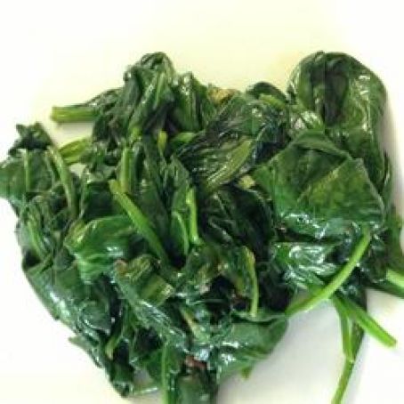 Garlicky Spinach