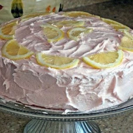 Pink Lemonade Layer Cake