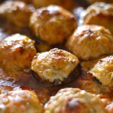 Enchilada Stuffed Mushrooms