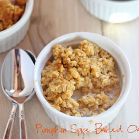 Pumpkin Spice Baked Oatmeal Recipe-Gluten Free
