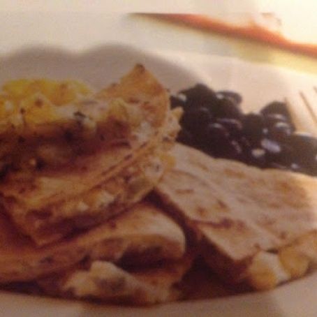 Goat Cheese and Roasted Corn Quesadillas