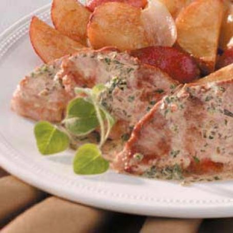 Tenderloin with Herb Sauce Recipe