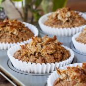 Banana Muffins with Anzac Crunch - Paleo and Dairy free
